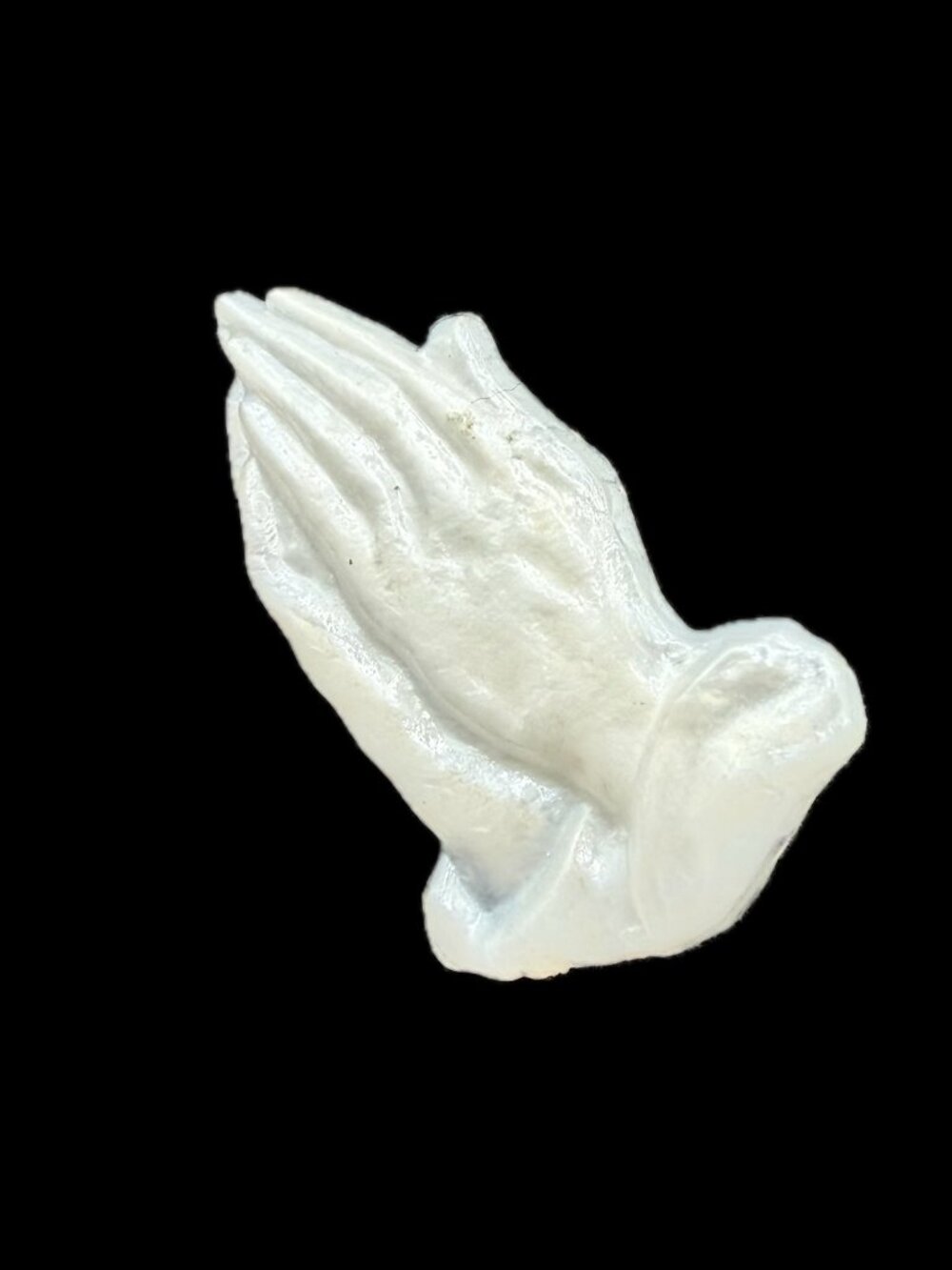 Vintage Praying Hands Cameo Brooch Pin